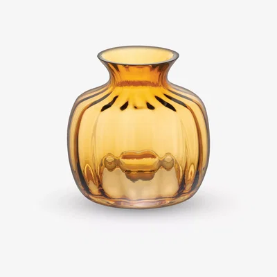 John Lewis Dartington Crystal Cushion Small Posy Vase, H13cm
