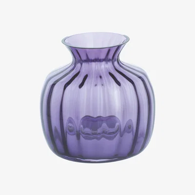 John Lewis Dartington Crystal Cushion Small Posy Vase, H13cm