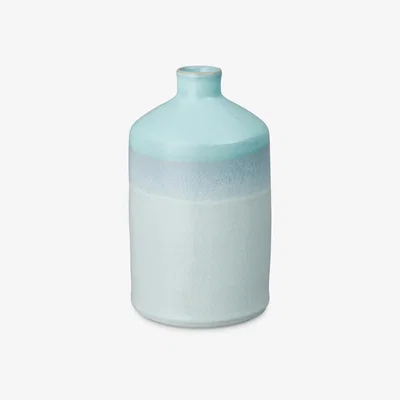 John Lewis Denby Quartz Jade Bottle Vase, H20cm, Green