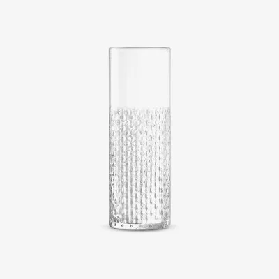 John Lewis LSA International Wicker Vase, H20cm, Clear