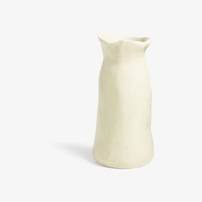 John Lewis John Lewis Artisan Glazed Earthenware Vase, H23cm, Cream