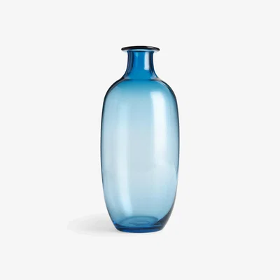 John Lewis John Lewis ANYDAY Tinted Glass Bottle Vase, H13cm, Blue