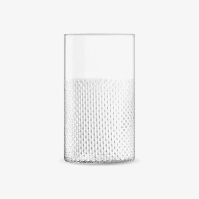 John Lewis LSA International Wicker Vase, H25cm, Clear