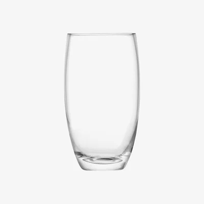 John Lewis LSA International Flower Barrel Vase, H20cm, Clear