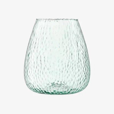 John Lewis LSA International Canopy Seed Recycled Glass Vase, H25cm, Clear