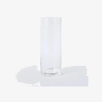 John Lewis John Lewis Cylinder Vase, H27cm, Clear
