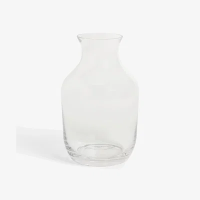 John Lewis John Lewis ANYDAY Glass Plump Posy Vase, H20.5cm, Clear
