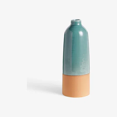 John Lewis ANYDAY John Lewis & Partners Bottle Vase, H27cm, Green/Orange