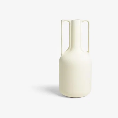 John Lewis John Lewis Textured Handle Vase, H36cm, Natural