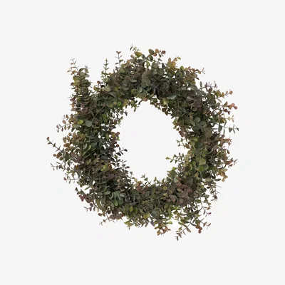John Lewis Truly Eucalyptus Wreath, Dia.50cm
