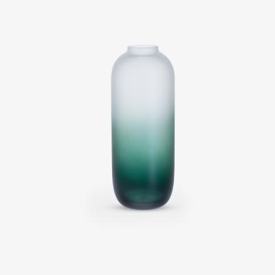 John Lewis Dartington Crystal Wellness Vase, Green/Energise, H24.5cm
