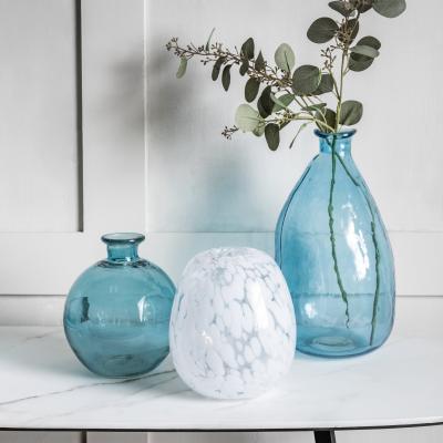 Knees Ribble Small Vase - Ocean Blue