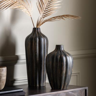 Knees Alda Vase - Black (Set of 2)
