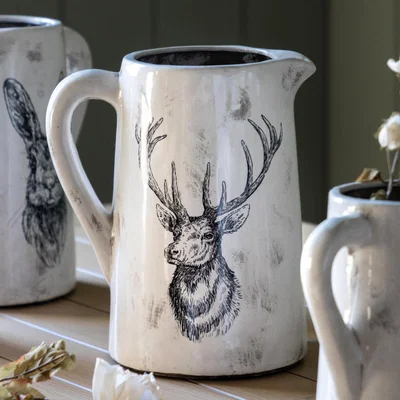 Knees Stag Large Pitcher Vase