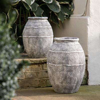 Knees Zante Small Vase - Antique Grey