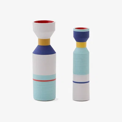 Kave Home Elumi multicoloured ceramic vase 24 cm