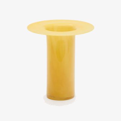 Kave Home Kelse orange glass vase, 26 cm