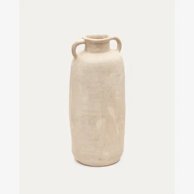 Kave Home Miley beige papier-mâché vase 64,5 cm