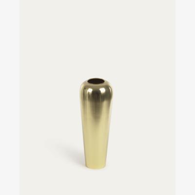 Kave Home Catherine vase in gold-coloured metal 48 cm