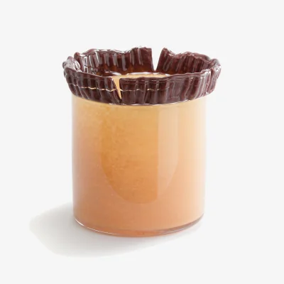La Redoute Eloria Chiselled Glass Vase H18.5cm