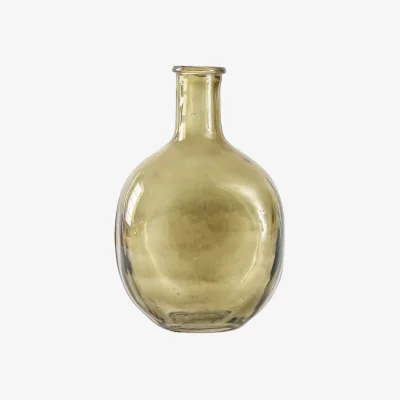 La Redoute 24cm Green Bottle Vase