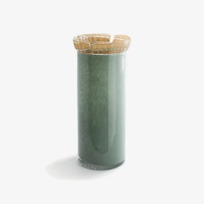 La Redoute Eloria Chiselled Glass Vase H33cm