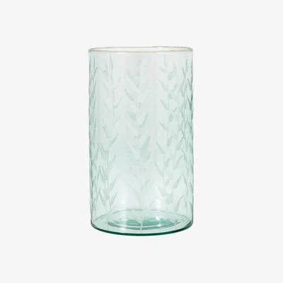 La Redoute 26cm Recycled Green Glass Vase
