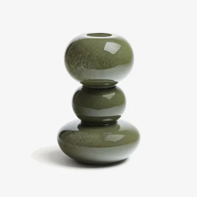La Redoute Fysa Hand-Blown Glass Vase, H29.6cm