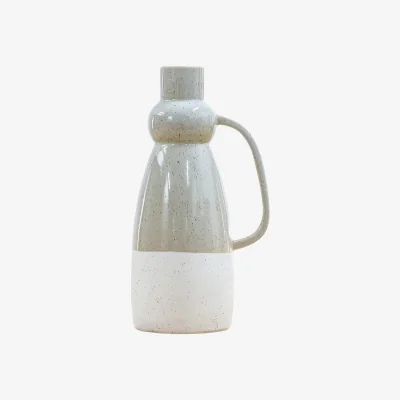 La Redoute 33cm Light Grey Vase