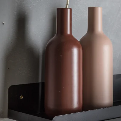 La Redoute 23cm Ceramic Rust Vase