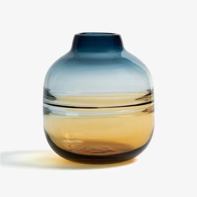 La Redoute Kamen Blown Glass Vase, H20cm
