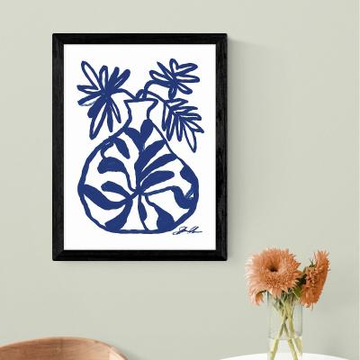La Redoute Blue Vase by Stephie Cardona