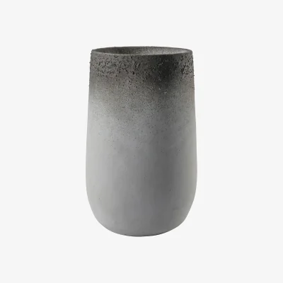 La Redoute 26cm Grey Ombre Stone Vase