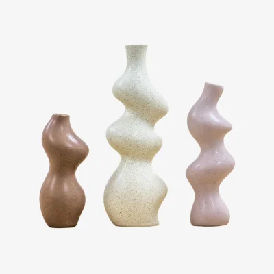 La Redoute Set of 3 Quirky Natural Vases