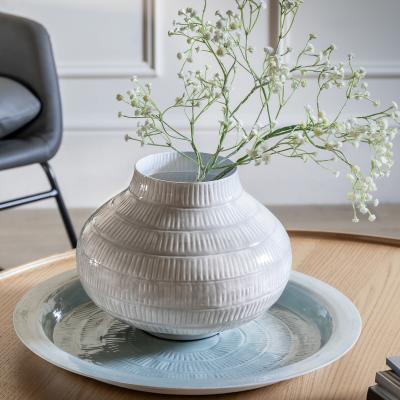 La Redoute 16cm Walton Textured Iron Vase