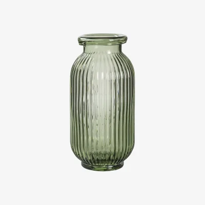 La Redoute 31cm Green Textured Vase