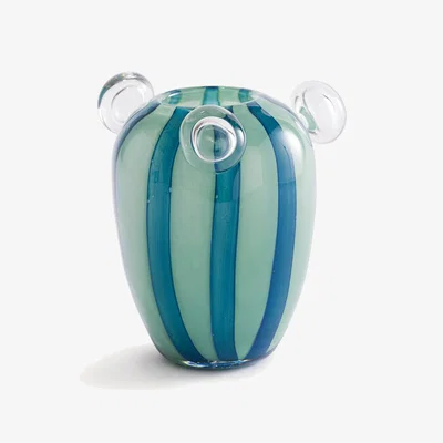 La Redoute Celis Blown Glass Vase with 3 Bubbles H20.5cm