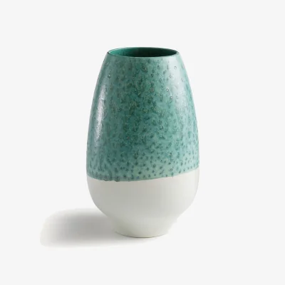 La Redoute Dolo Two-Tone Glazed Earthenware Vase