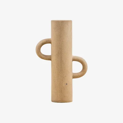 La Redoute 26cm Oatmeal Ceramic Vase