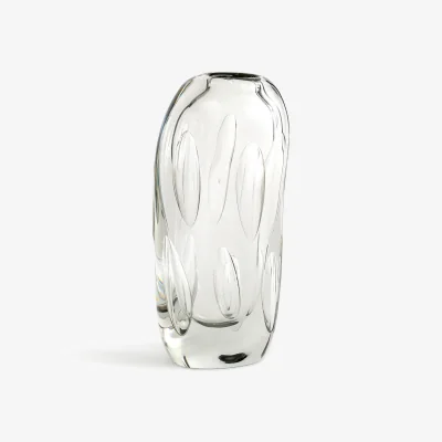 La Redoute Primero Thick Bubbled Glass Vase