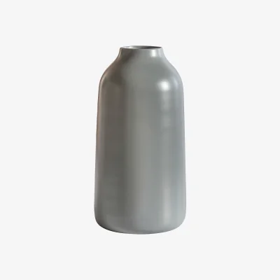 La Redoute 25cm Grey Ceramic Vase