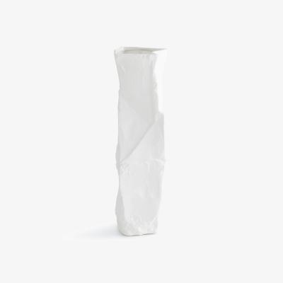 La Redoute Risa 51cm High Geometric Matte Ceramic Vase