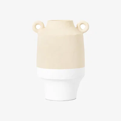 La Redoute 23cm Two-Tone Stoneware Vase