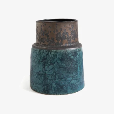 La Redoute Altadill Enamelled Stoneware Vase, H17.5 cm