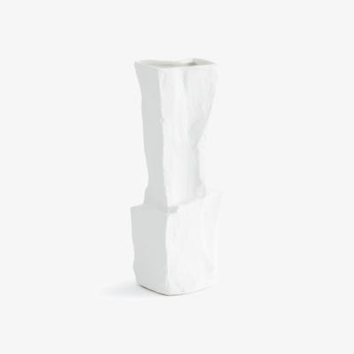 La Redoute Risa 30cm High Geometric Ceramic Vase