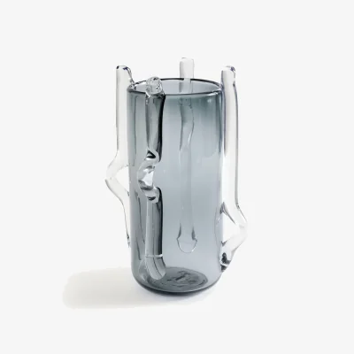 La Redoute Maltinto Hand-Blown Glass Vase, Height 36cm