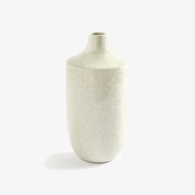 La Redoute Catane Crackled Earthenware Vase, Height 36cm