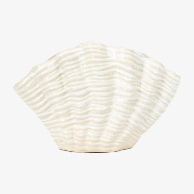La Redoute 24cm Seashell Stoneware Vase