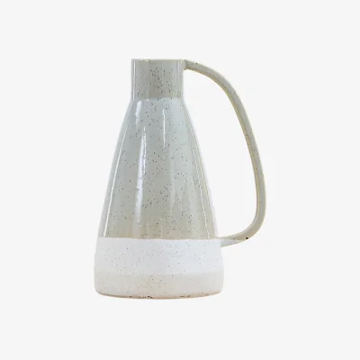 La Redoute 28cm Light Grey Vase