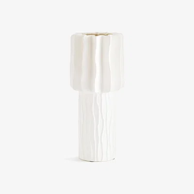 La Redoute Polia 34cm High Matte Ceramic Vase